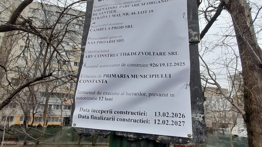 CONSTANȚA: Cazul controversatei parcări de pe spațiul verde din cartierul Abator, pe masa judecătorilor