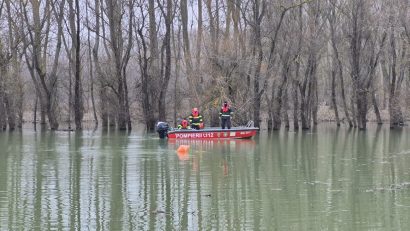 ISU Constanța: Au fost reluate căutările persoanei dispărute ieri în Dunăre, în zona Topalu