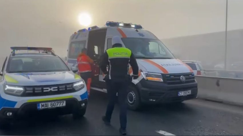 Cum s-a produs accidentul din această dimineață, de pe DN3, pe sensul de mers Constanța – Valu lui Traian