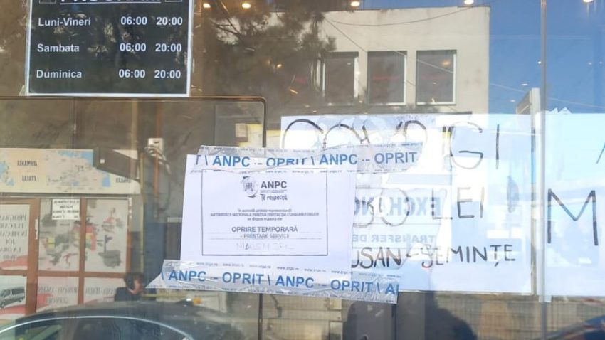 CONSTANȚA: Patiseria Reyhan din zona Autogara Sud, amendată și închisă temporar de Protecția Consumatorului