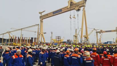 Protestele angajaților de la Șantierul Naval Mangalia vor continua până când vor fi achitate restanțele salariale