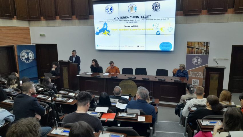 Cea de-a VI-a ediție a concursului de discursuri pentru elevi „Puterea cuvintelor” a avut loc la Universitatea “Ovidius”