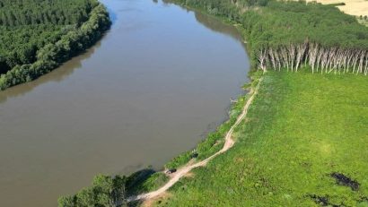 Navigația pe brațul Măcin al Dunării, între KM 54 și 49, va fi închisă, marți și miercuri