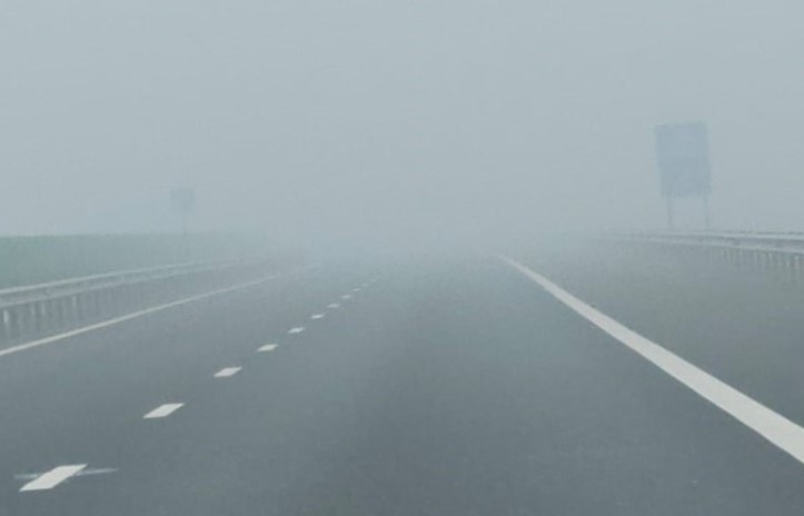 Trafic în condiții de ceață pe autostrada A2 București – Constanța