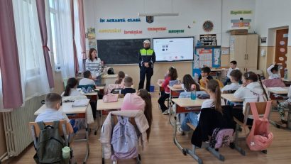 ISACCEA: Activități de educație rutieră la Liceul Teoretic „Constantin Brătescu”