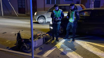 CONSTANȚA: Accident rutier între un autoturism și un scuter
