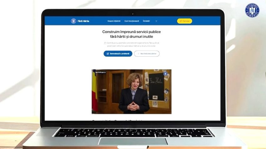 Guvernul lansează platforma „Fără hârtie” pentru semnalarea și reducerea birocrației