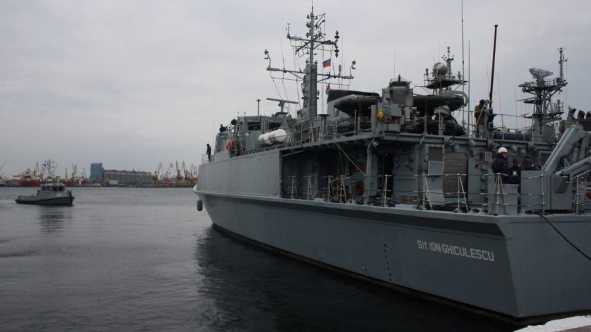 Vânătorul de mine M270 „Sublocotenent Ion Ghiculescu” participă la cea de-a noua activare a operației MCM BLACK SEA 2026