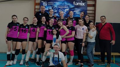 Tinerele voleibaliste de la CS Năvodari au câștigat turneul de la Slatina