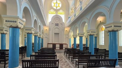 CNI anunță recepția lucrărilor de reabilitare de la Sinagoga Mare (Templul Israelit) din Constanța | FOTO