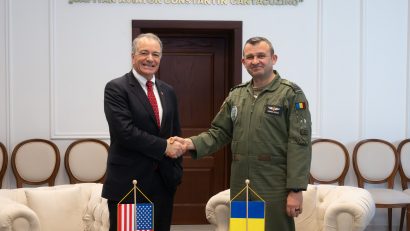 Ambasadorul Statelor Unite în România, Darryl Nirenberg, în vizită la Baza Aeriană Mihail Kogălniceanu