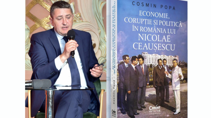 Istoricul Cosmin Popa și-a lansat, la Constanța, volumul „Economie, corupţie şi politică în România lui Nicolae Ceauşescu”