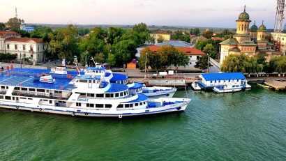 Cote scăzute ale Dunării: Navigație dificilă și probleme de acostare pentru navele Navrom Delta pe brațul Chilia
