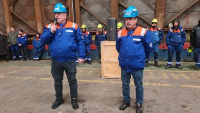 Protestele continuă la Șantierul Naval Damen Mangalia