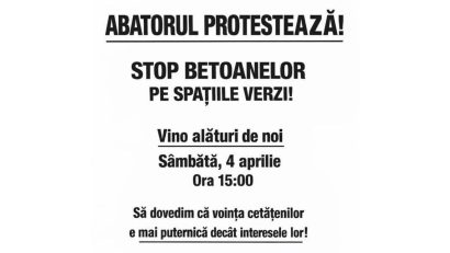 Constănțenii, chemați să iasă în stradă pentru a proteja spațiile verzi