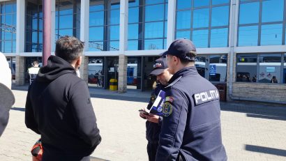 CONSTANȚA: O acțiune pentru creșterea gradului de siguranță publică și rutieră a avut loc în zona Gării