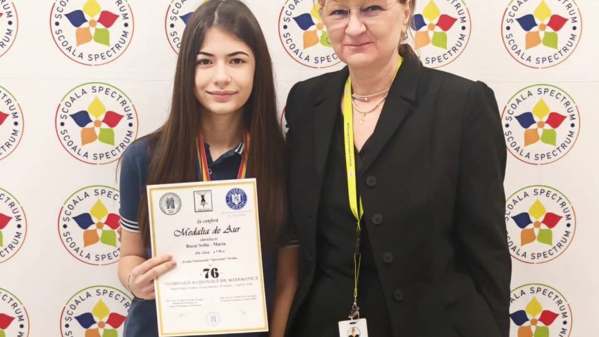 Eleva Sofia Bocai din CONSTANȚA – campioană absolută la matematică: premiul I și aur național, doi ani consecutiv!