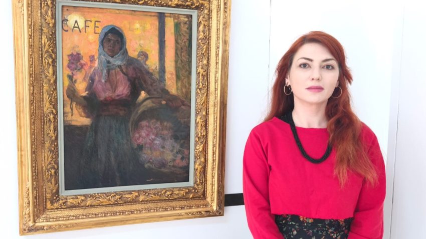 Piesa de Patrimoniu | Tabloul „Florăreasa”, pictat de Nicolae Vermont, aflat în colecția Muzeului de Artă din Constanța
