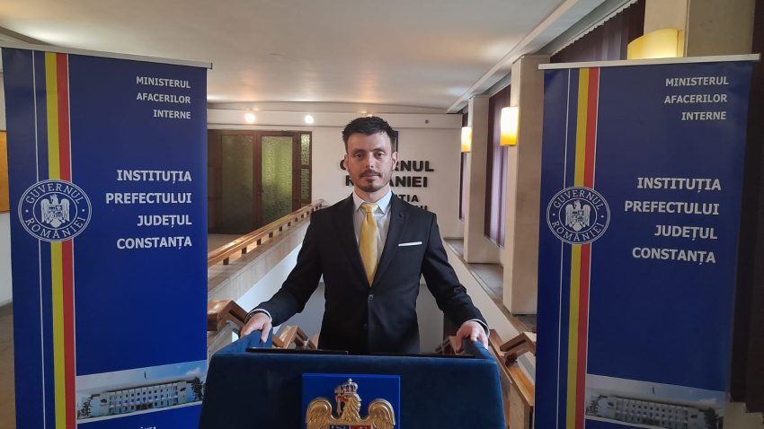 Dumitru Paris este noul subprefect județului Constanța