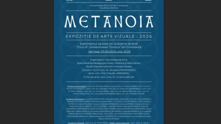 „Metanoia” – expoziție de artă sacră Universitatea „Ovidius”