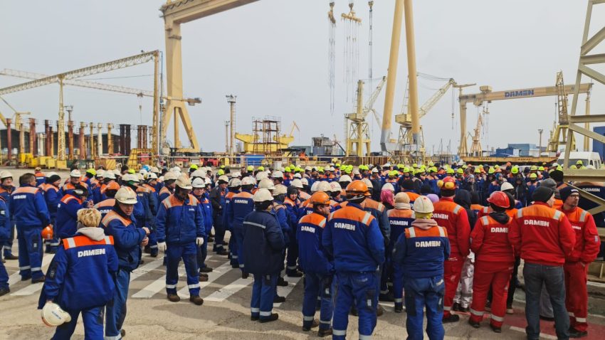 Deschiderea procedurii falimentului la DAMEN Shipyards Mangalia, pe rolul Tribunalului Constanța