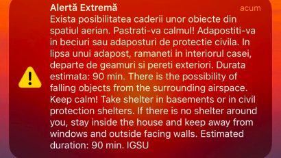 TULCEA: Noi atacuri cu drone rusești în apropierea graniței. Două mesaje RO-Alert au fost emise