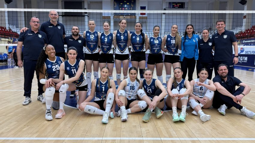 Locul șase în campionat pentru voleibalistele de la CSM Constanța