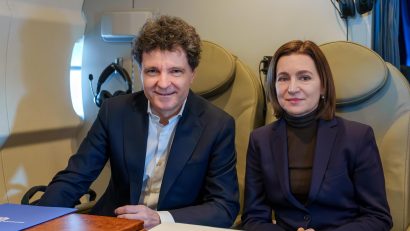 Șefii de stat Nicușor Dan și Maia Sandu, în drum spre Armenia, la reuniunea Comunității Politice Europene