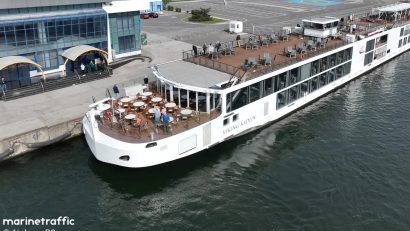 CONSTANȚA: Aproape 180 de turiști străini au sosit la bordul navei fluviale Viking Kadlin