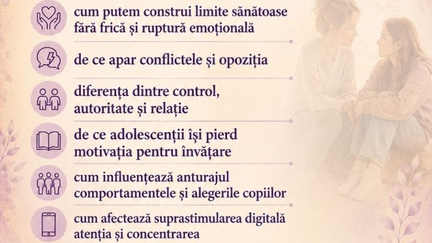 NĂVODARI: Cea de-a doua ediție a programului ”Școala pentru părinți” are loc astăzi