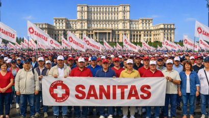 AUDIO | Tăierea sporurilor scoate în stradă angajații din sistemul sanitar și de asistență socială