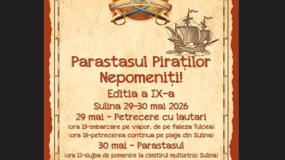 Parastasul Piraților Nepomeniți 2026 la Sulina. Cea de-a 9-a ediție a petrecerii promite o experiență unică în inima naturii