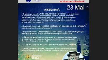 CONSTANȚA: „Noaptea Muzeelor” la Muzeul de Artă Populară