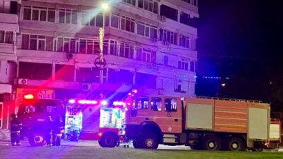GALAȚI: O dronă a lovit un bloc. Explozie și incendiu la un apartament