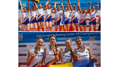 Canotorii U19 au obținut 7 medalii la Europenele din Germania