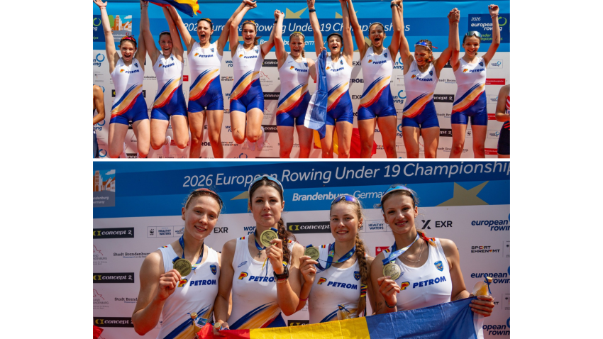 Canotorii U19 au obținut 7 medalii la Europenele din Germania