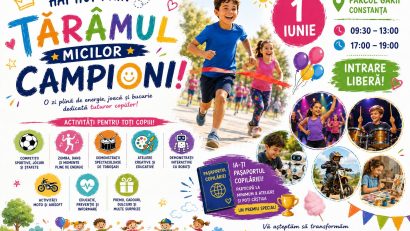 Copiii din Constanța sunt chemați să facă sport de 1 Iunie
