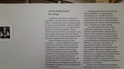 Cazinoul din Constanța găzduiește expoziția „AGAPI – o jumătate de secol de iubire”, un proiect semnat de Kira Hagi
