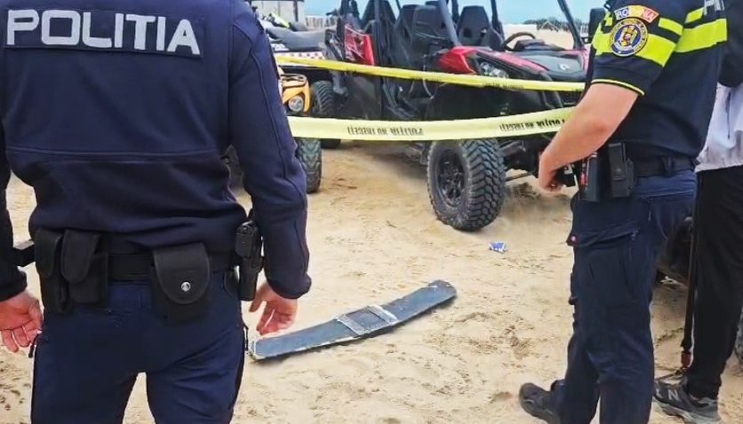 UPDATE | Fragmente de dronă, descoperite de salvamari pe plaja din EFORIE NORD