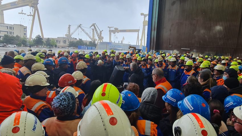 Damen Shipyards Mangalia începe concedierea colectivă a peste 1.000 de angajați, după intrarea în faliment