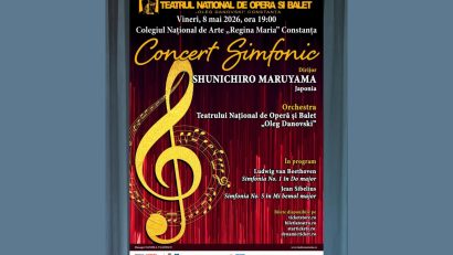 AUDIO | Artiștii Teatrului de Operă și Balet “Oleg Danovski ” susțin primul concert simfonic pe scena Colegiului Național de Arte “Regina Maria” din Constanța
