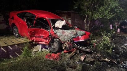 FOTO, VIDEO | Un accident a avut loc la intrarea în localitatea Mineri, județul TULCEA. Mai multe persoane au fost rănite