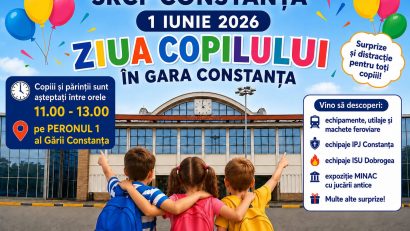 Ziua de 1 Iunie, sărbătorită și în Gara Constanța