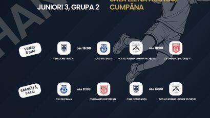 Turneu semifinal la Cumpăna pentru tinerii handbaliști de la CSM Constanța