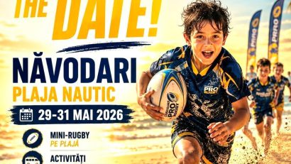 Festival de mini-rugby pe plajă la Năvodari
