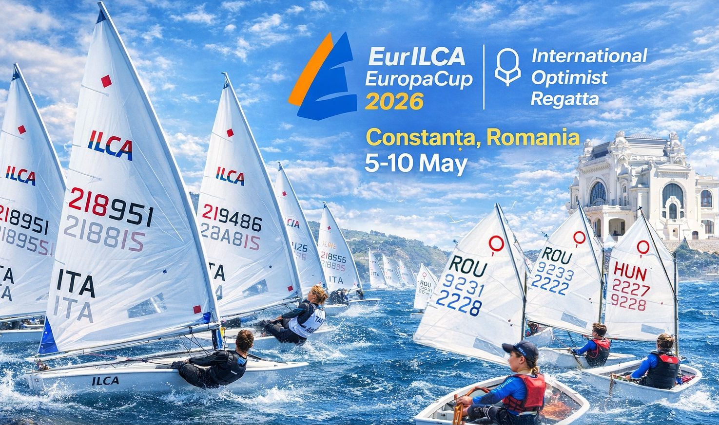 Regata Verde EUROPA CUP aduce la Constanța sportivi din șapte țări, între 7 și 10 mai 2026
