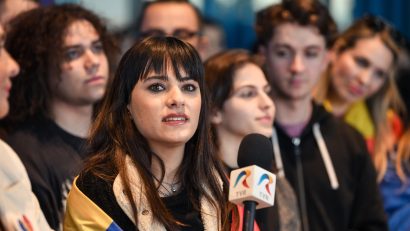 Alexandra Căpitănescu a revenit în țară, după triumful de la Eurovision