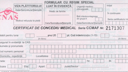 Noi reglementări privind acordarea concediilor medicale vor intra în vigoare de la 1 iunie