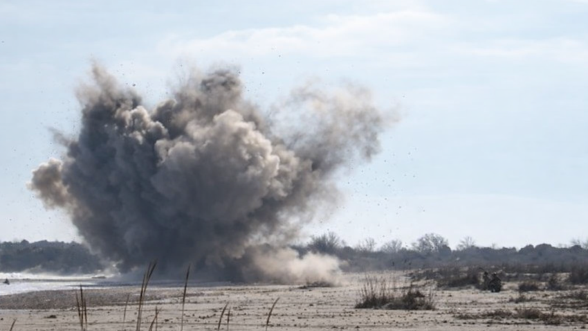 TULCEA: Proiectilul neexplodat descoperit la Pardina a fost detonat controlat
