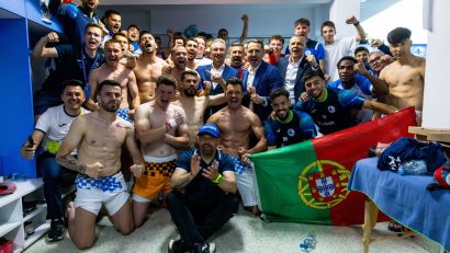 Corvinul Hunedoara a revenit în prima ligă după 34 de ani